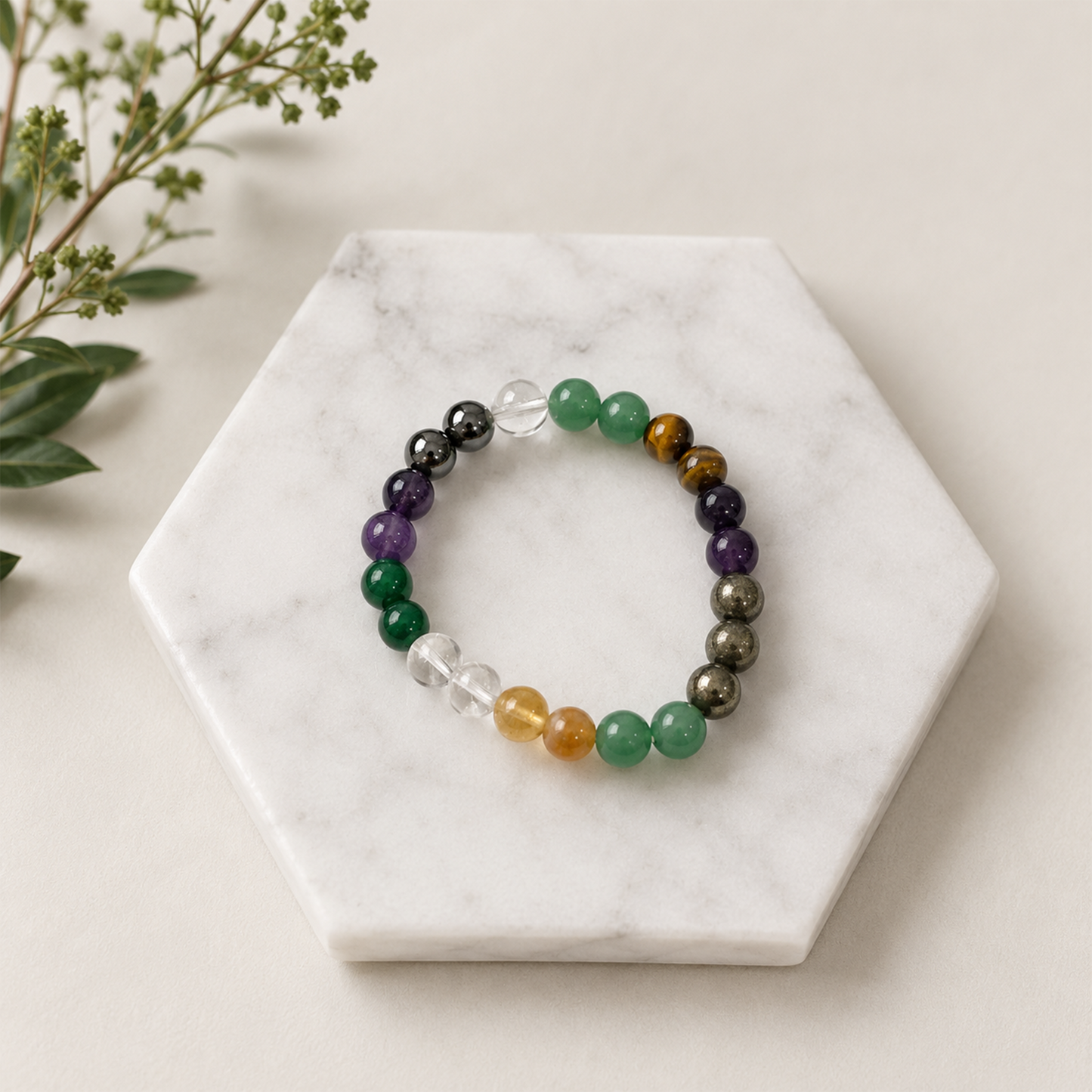 Natural Money Magnet Bracelet