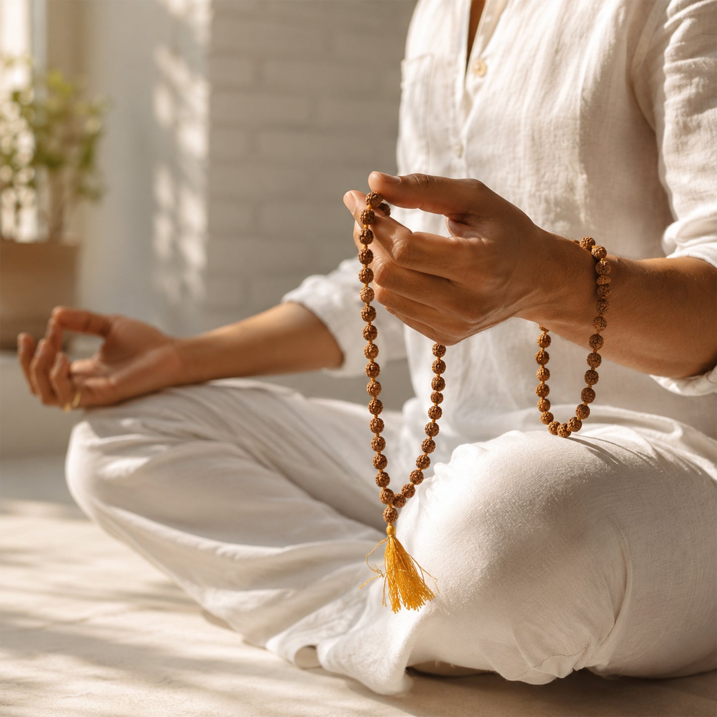 5 MUKHI-RUDRAKSHA-MALA