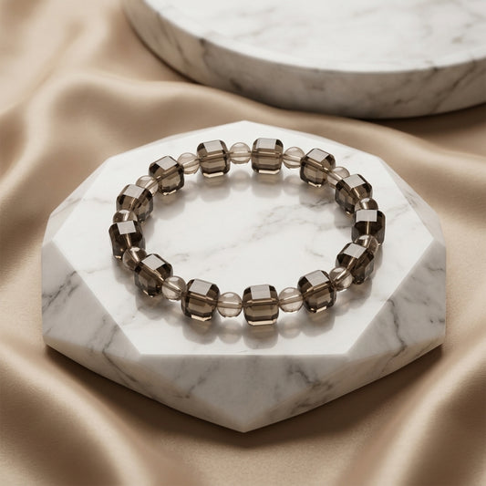 Natural Smokey Stone Bracelet