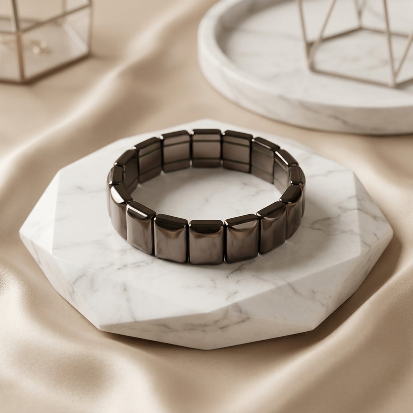 Natural Moldavite Stone Bracelet