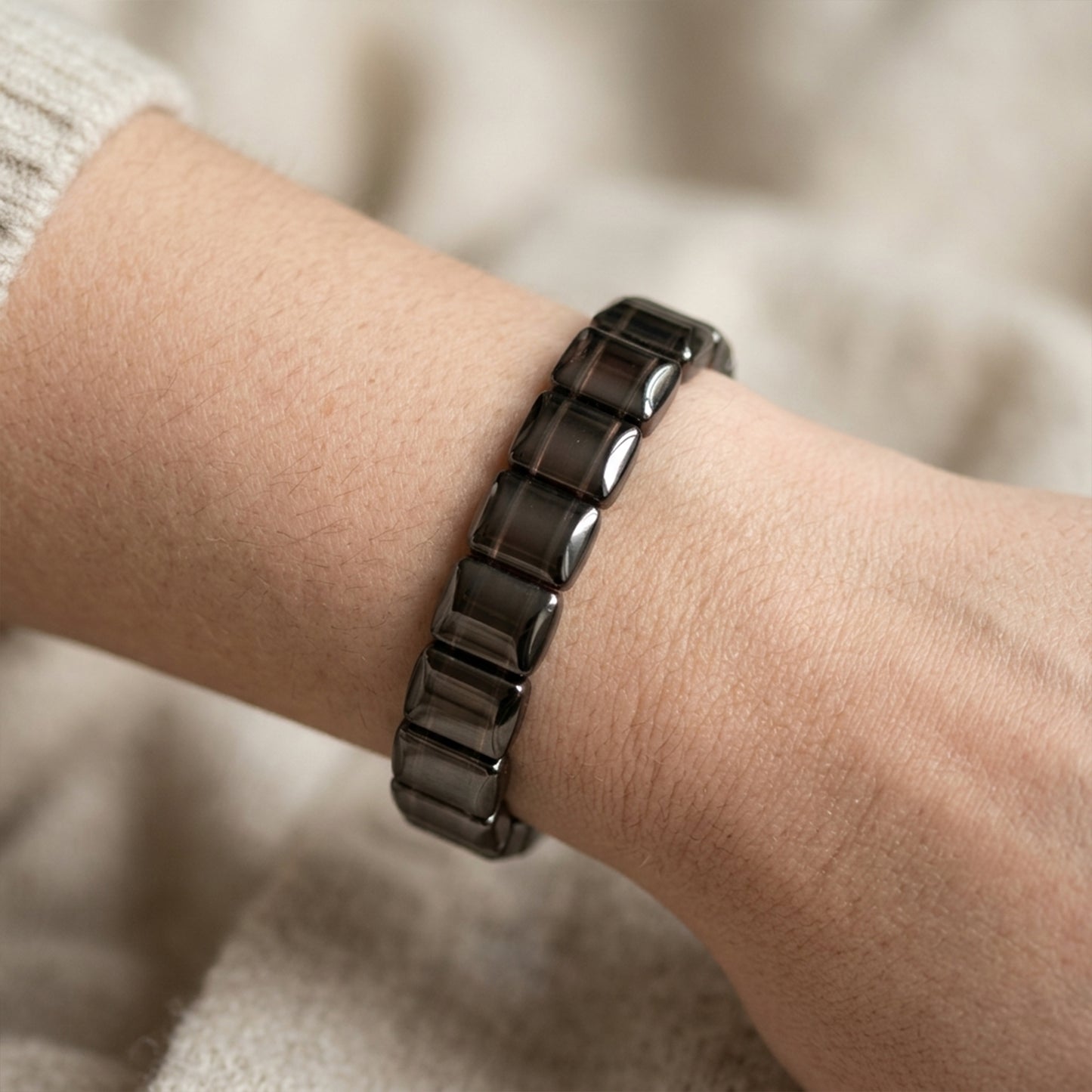 Natural Moldavite Stone Bracelet