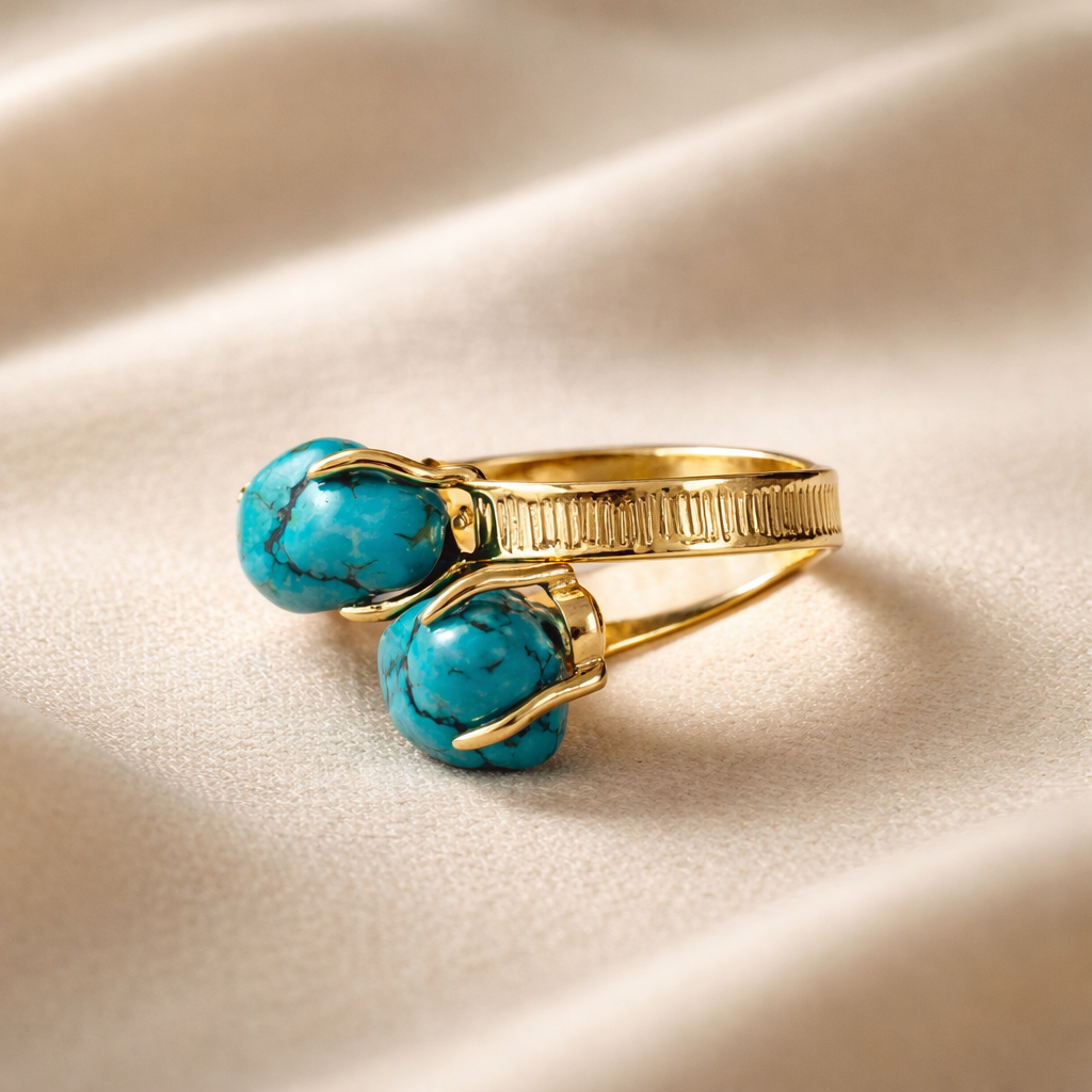 Raw Natural Firoza Band / Ring