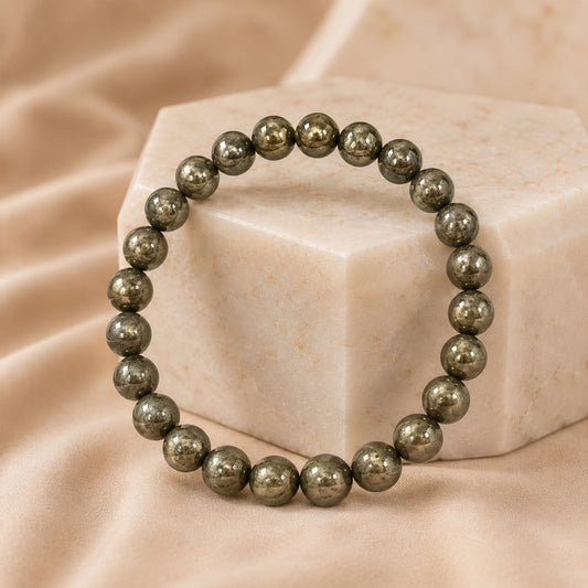 Natural Raw Pyrite Bracelet