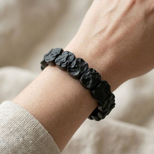 Natural Raw Moldavite Bracelet