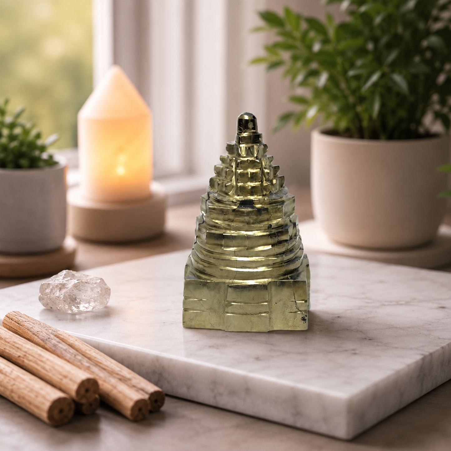 Shree Yantra Iron Pyrite