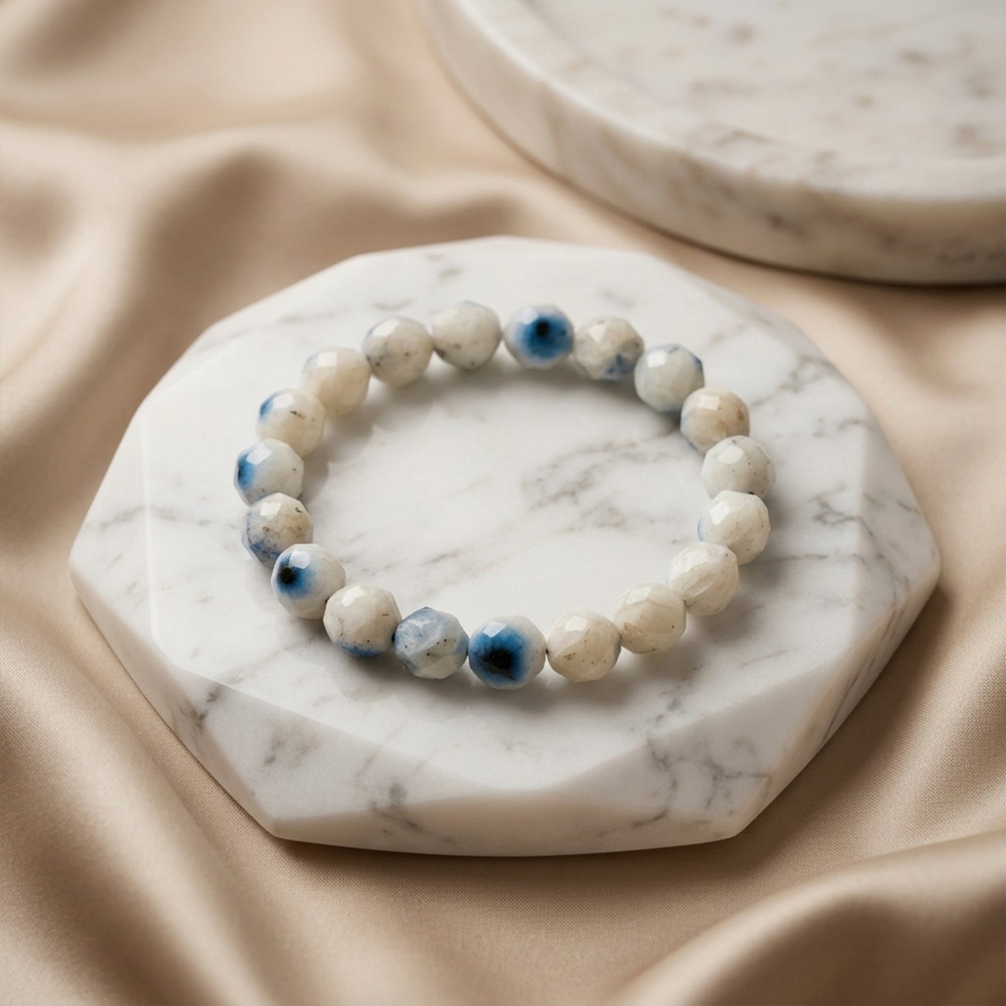 Natural Evil Eye Stone Bracelet