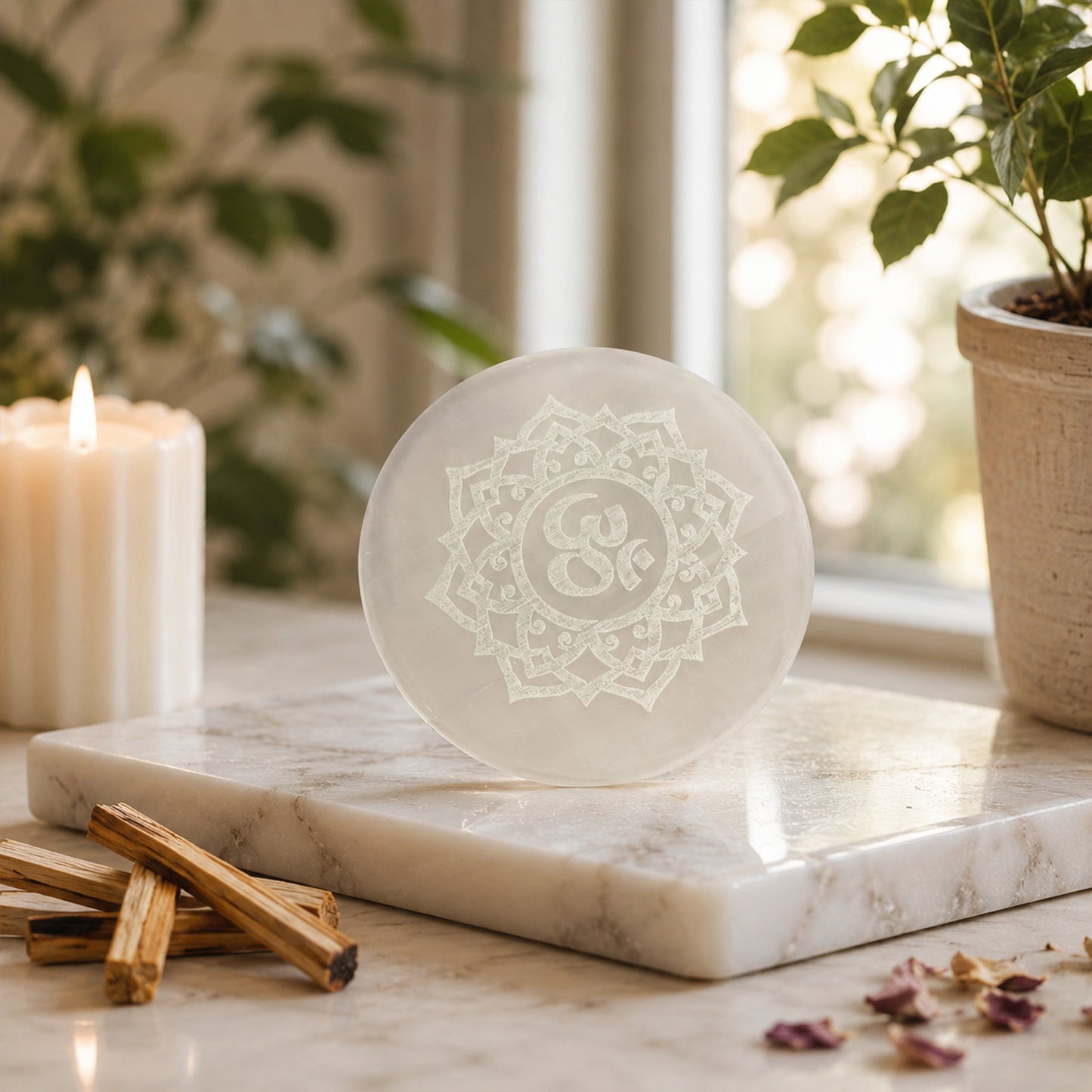 Selenite Charging Plate