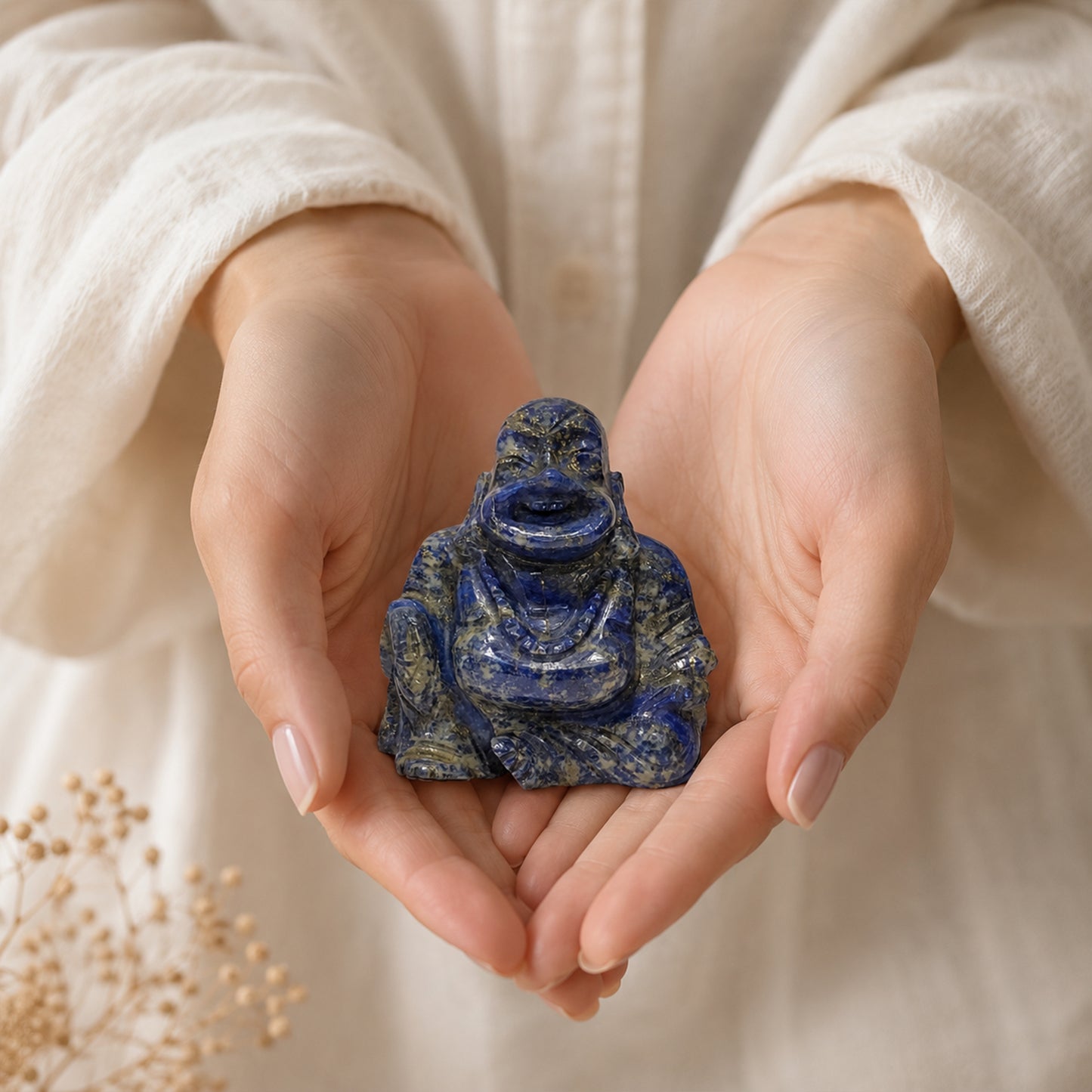 Laughing Buddha Lapis Lazuli