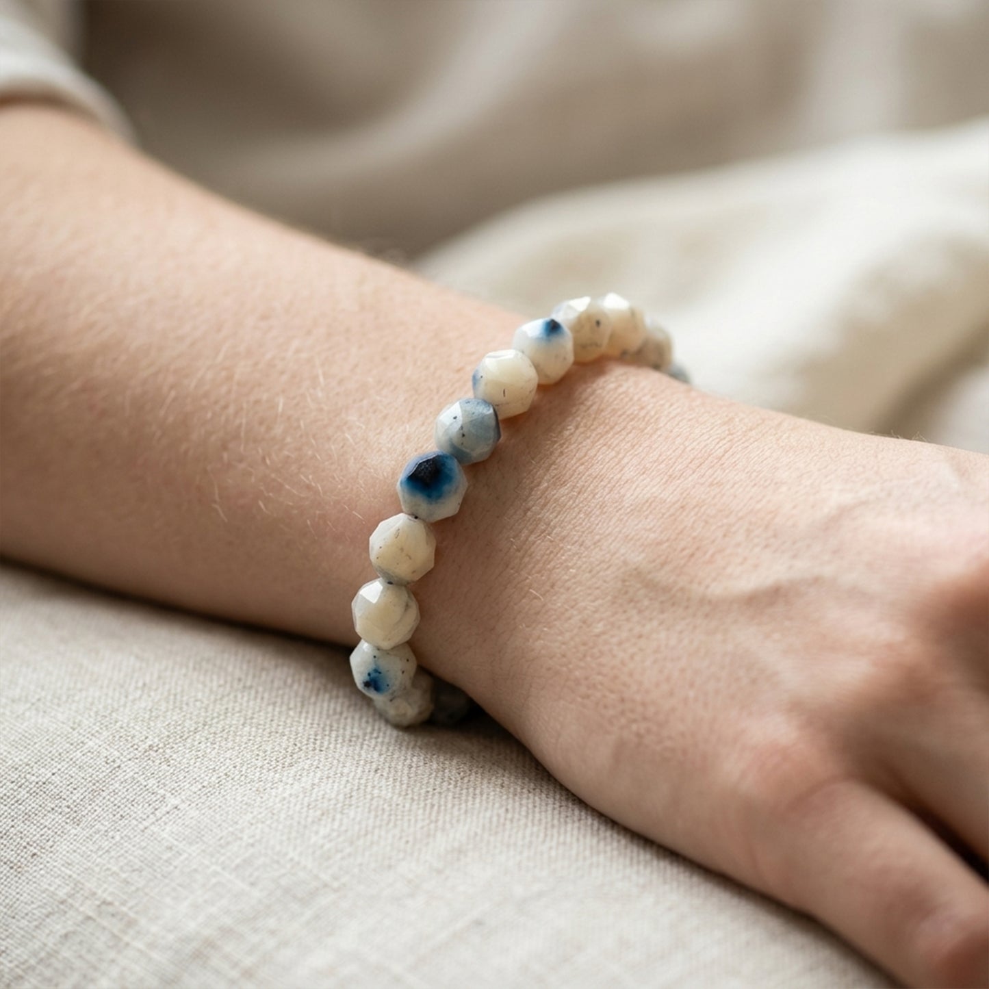 Natural Evil Eye Stone Bracelet